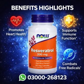 Resveratrol Capsule Price in Pakistan