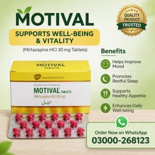 Motival Tablets Price in Pakistan