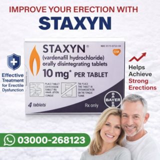 Staxyn Tablets Price in Pakistan