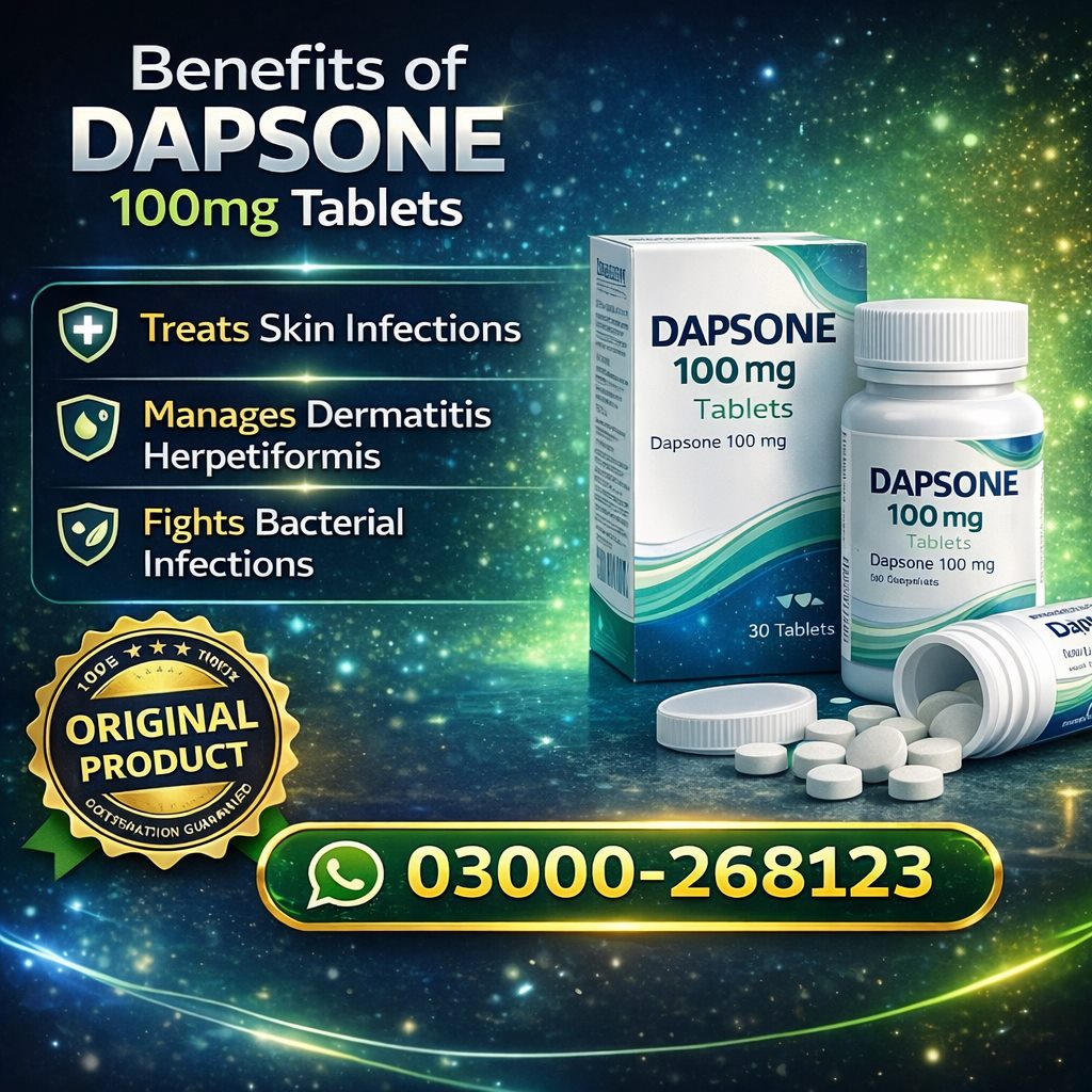 Dapsone 100Mg Tablets in Pakistan