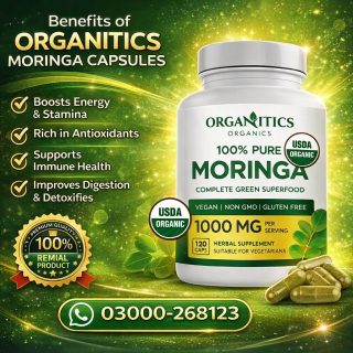 Organitics Moringa Capsules Price in Pakistan