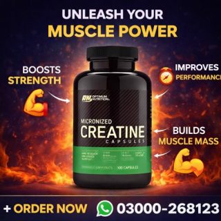 Monohydrate Creatine Capsules Price in Pakistan