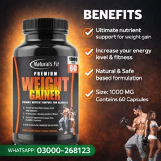 Natural Fit Premium Weight Gainer Capsule Price in Pakistan
