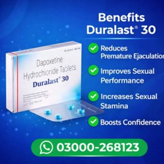 Dapoxetine 30 MG Tablets Price in Pakistan