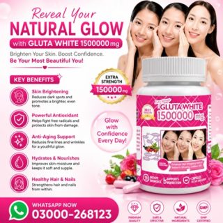 Gluta White 1500000 MG Capsules Price in Pakistan