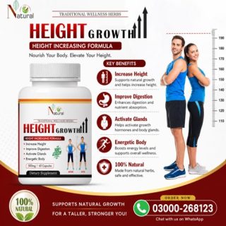 Natural Height Growth Capsules Price in Pakistan