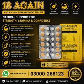 18 Again Sildenafil Tablets Price in Pakistan