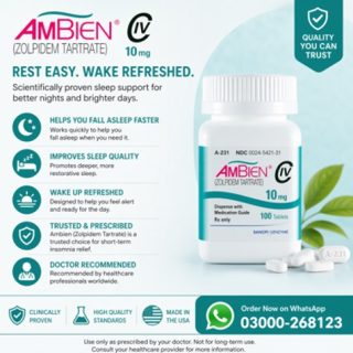 Ambien 10mg Tablets in Pakistan Price