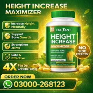 Pretant Height Increase Maximizer Capsules Price in Pakistan