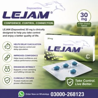 Lejam Dapoxetine 30Mg Price in Pakistan