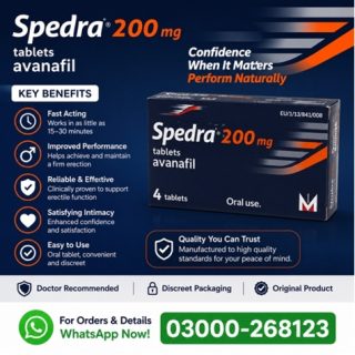 Spedra Tablets Price in Pakistan