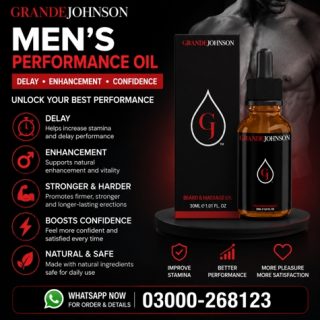 Grande Johnson Enhancing Massage Oil Price in Pakistan