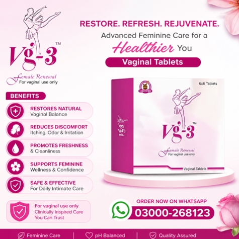 Vg-3 Tablets Price in Pakistan