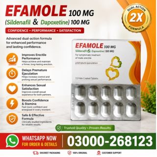 Efamole Dapoxetine Tablets Price in Pakistan