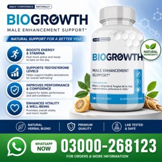 Biogrowth Male Enhancement Pills Price in Pakistan