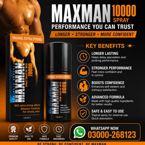 Maxman 75000 Delay Spray Price in Pakistan