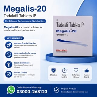 Megalis Tablets 20mg Price in Pakistan