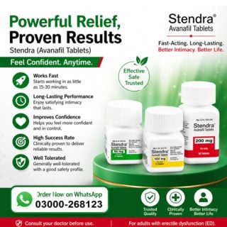 Stendra Tablets Price in Pakistan