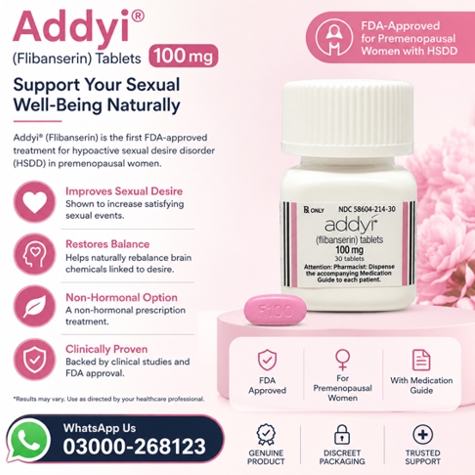 Addyi Tablets Price in Pakistan