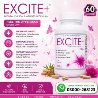 Excite Plus Capsules Price in Pakistan
