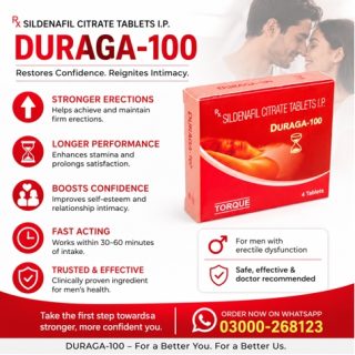 Duraga 100 MG Tablets Price in Pakistan