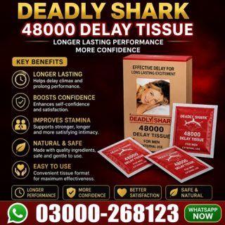 Deadly Shark 48000 Delay Tissue Price in Pakistan