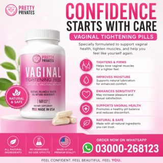 Pretty Privates Tightening Pills Price in Pakistan