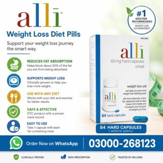 Alli Weight Loss Diet Pills Price in Pakistan