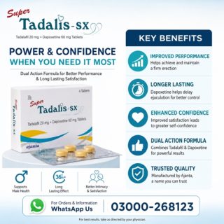 Super Tadalis-SX Tablets Price in Pakistan