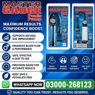 Master Gauge Penis Pump Price in Pakistan