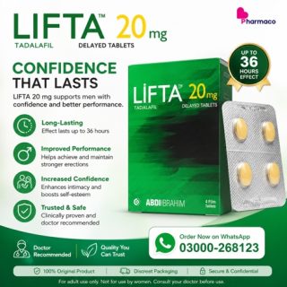 Lifta 20 MG Tablets Price in Pakistan