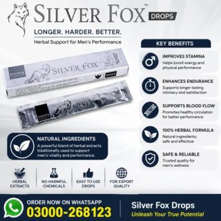 Silver Fox Drops Price in Pakistan