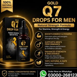 Gold Q7 Drops For Men Price in Pakistan