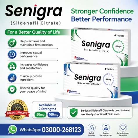 Senigra Tablets Price in Pakistan