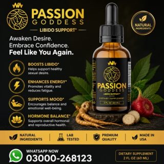 Passion Goddess Libido Support Drops Price in Pakistan