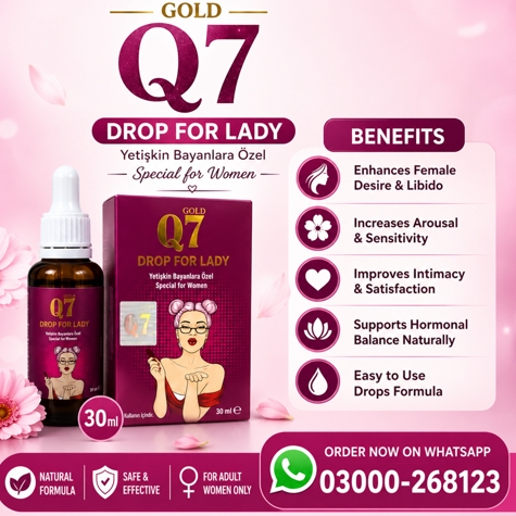 Gold Q7 Drops For Lady Price in Pakistan