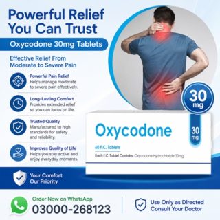 Faroxy Oxycodone 30 mg Tablets Price In Pakistan