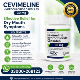 Cevimeline Hydrochloride Capsules Price in Pakistan