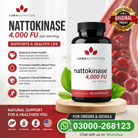 Luma Nutrition Nattokinase Capsules Price in Pakistan