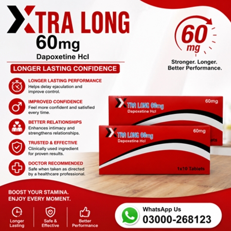 XTra Long 60 MG Tablets Price in Pakistan