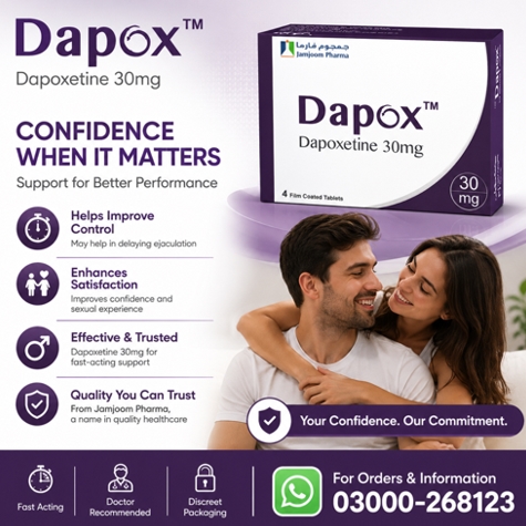 Dapox 30 MG Tablets Price in Pakistan