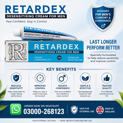 Retar Dex Delay Cream Price in Pakistan