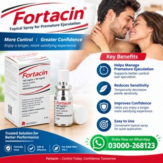 Fortacin Spray Price in Pakistan